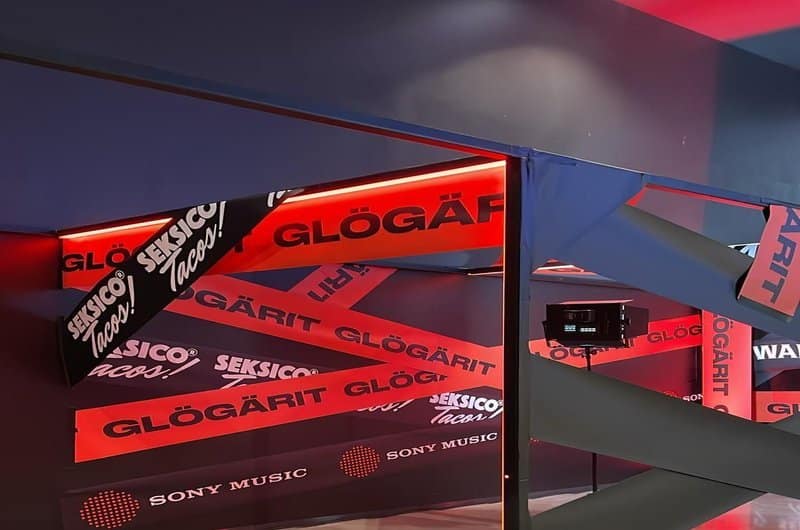 Sony Music Glögärit tapahtumatausta